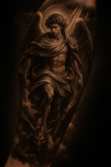 Grid tattoo example 3