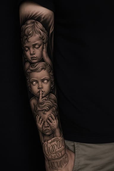 Grid tattoo example 5