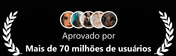 Prova social de clientes satisfeitos